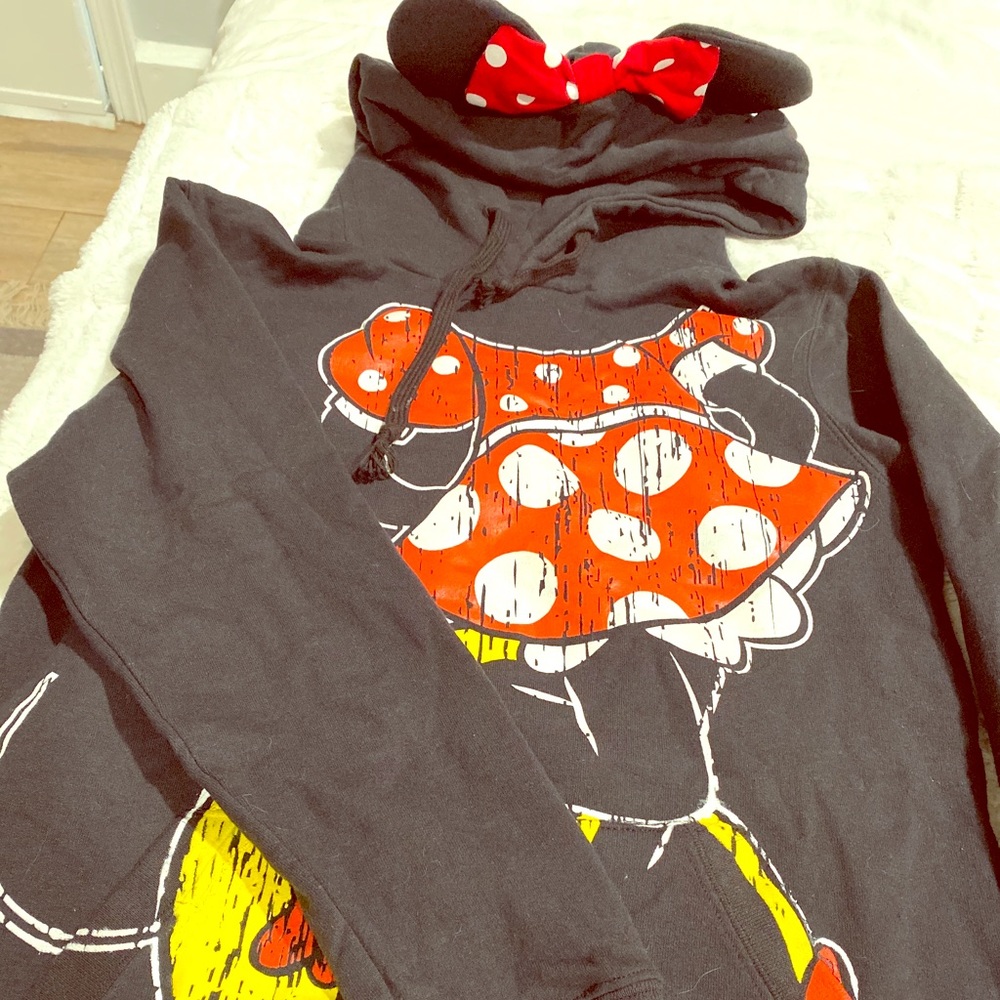 Minni mouse hoodie sweater